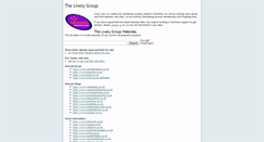 Desktop Screenshot of lively.co.uk
